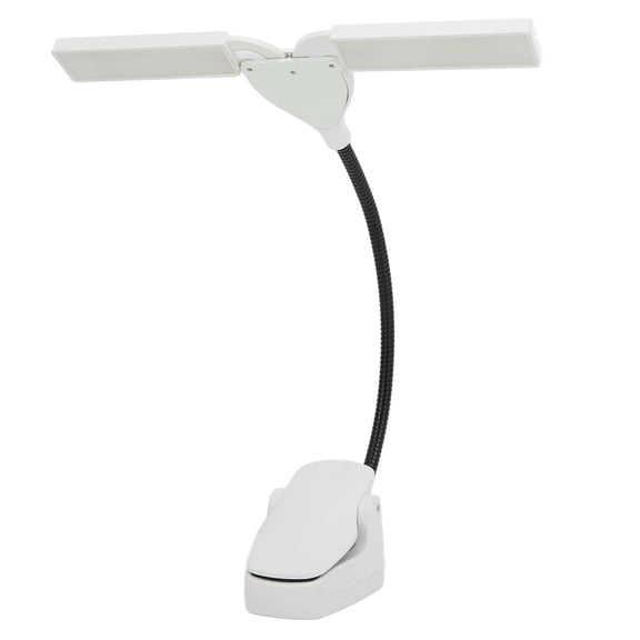 Rupoun Music Stand Light LED Rechargeable Bendable Professional Design White Lamp for Concerts Home