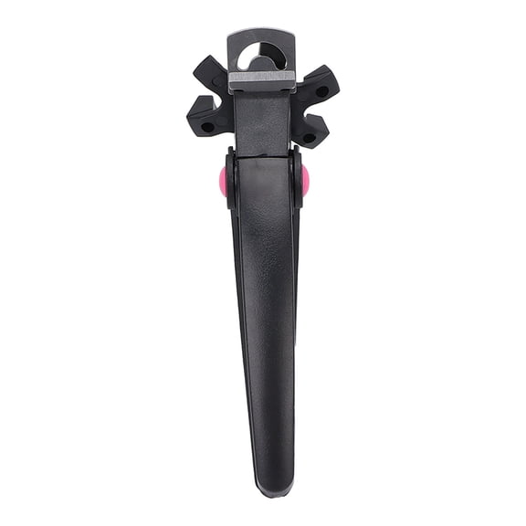 Rupoun Nail Tip Cutter Stainless Steel Adjustable Acrylic Clipper with Ergonomic Plastic Cement Handle Multifunctional Fake Nail Trimmer for Manicure & Pedicure Shaping (8.27 inches / 21 cm Black)