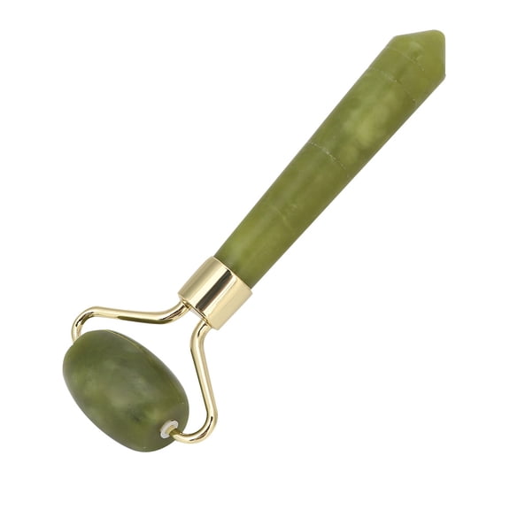Rupoun Natural Jade Facial Slimming Roller Massager Anti-Wrinkle Skin Care Tool, 4.1 in / 10.5 cm
