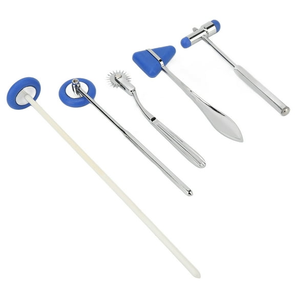 Rupoun Neurological Hammer Set 5 Piece Medical Professional Diagnostic Multi Function Reflex Kit