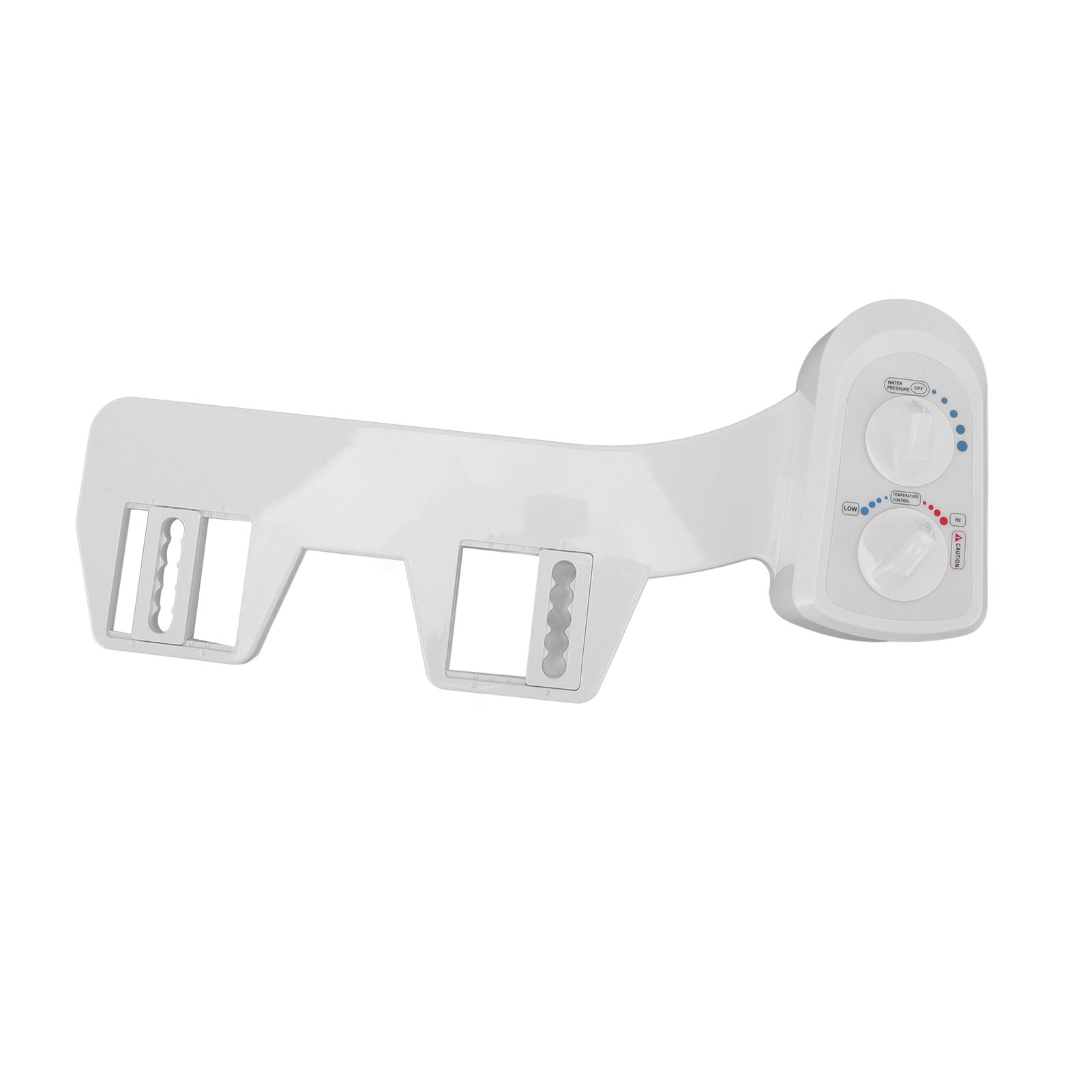 Rupoun Non Electric Bidet Attachment with Self Cleaning Dual Nozzles, Toilet Bidet Spray for Home Bathroom, White (18.11 inches / 46 cm)