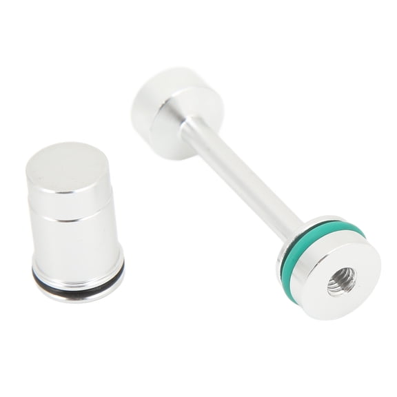 Rupoun Oil Diverter Barbell Restrictor Galley Plug with Bypass Valve Plug Billet Set for LS Engines LS1 LS2 LS3 LS6 LQ4 LQ9 4.8L 5.3L 6.0L 6.2L 3.15 inches / 8.0 cm