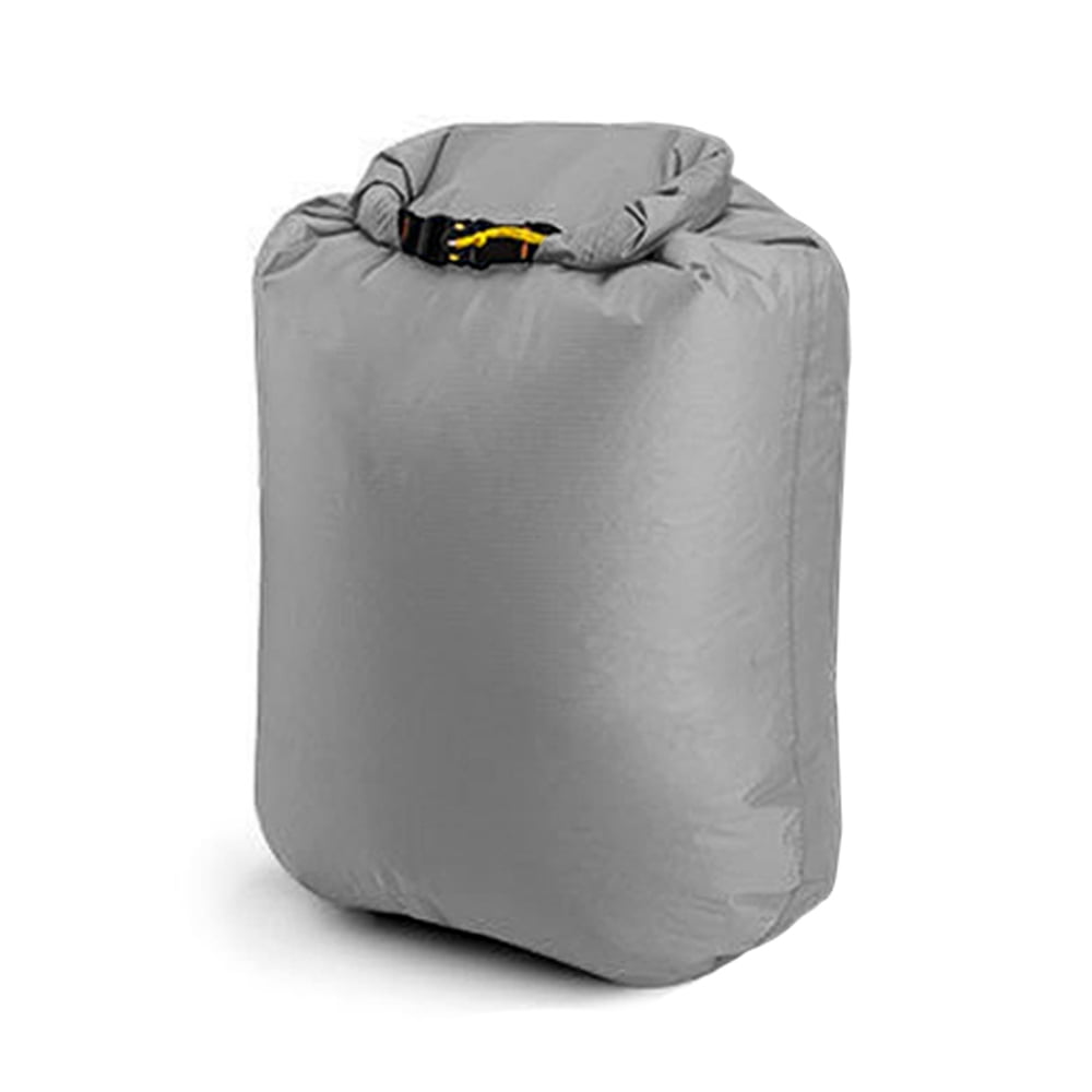 Rupoun Outdoor Waterproof Dry Bag Silicon Coated Nylon Camping Drifting Swimming Clothes Storage Sack in Gray M (7.87 inches / 20 cm) Lightweight & Easy Clean Ideal For River Trekking