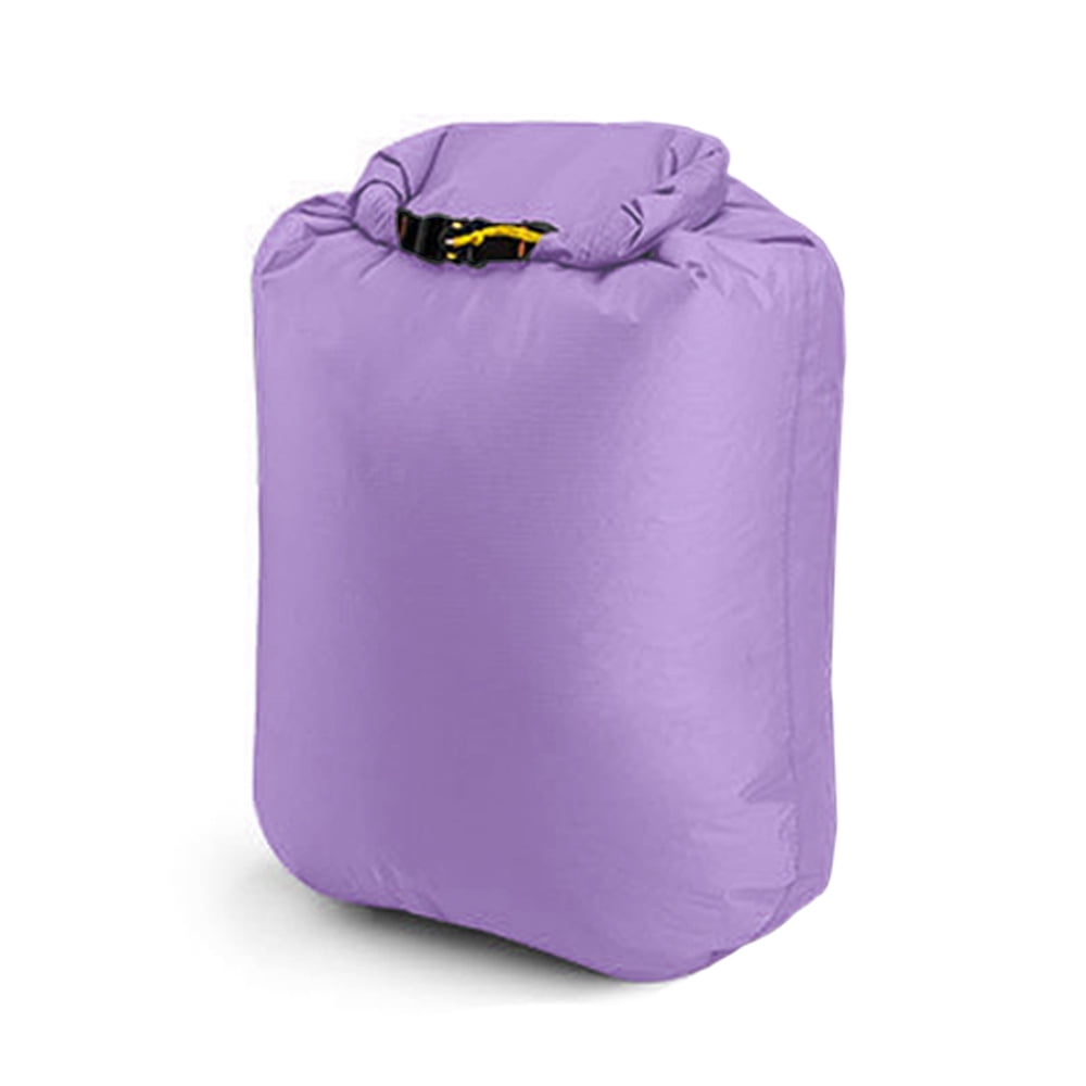 Rupoun Outdoor Waterproof Dry Bag Silicon Coated Nylon Camping Drifting Swimming Clothes Storage Sack in Purple S (7.87 inches / 20 cm) Lightweight & Easy Clean Ideal For River Trekking