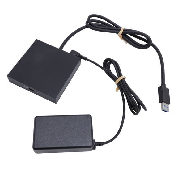 Rupoun PC Adapter Accessories Kit with DisplayPort Cable Power Supply Expand Virtual Reality Game Library for SteamVR Compatible with PS VR2 7.48 inches / 19 cm (US Plug)