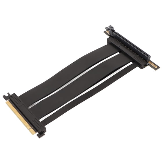 Rupoun PCIE 4.0 X16 Riser Cable 90 Degree High Speed Flexible Extension Cable for Graphics Card Gen4 RTX4090 RX6950XT x570 B550 Z690, 7.9 inches / 20 cm