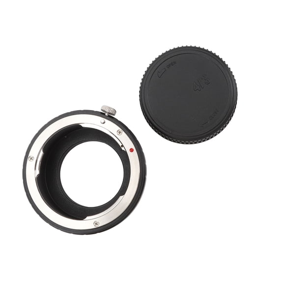 Rupoun PK Lens to M4/3 Adapter Aluminum Alloy Manual Focus Camera Lens Converter Ring with Cap for Pentax PK Mount Lenses