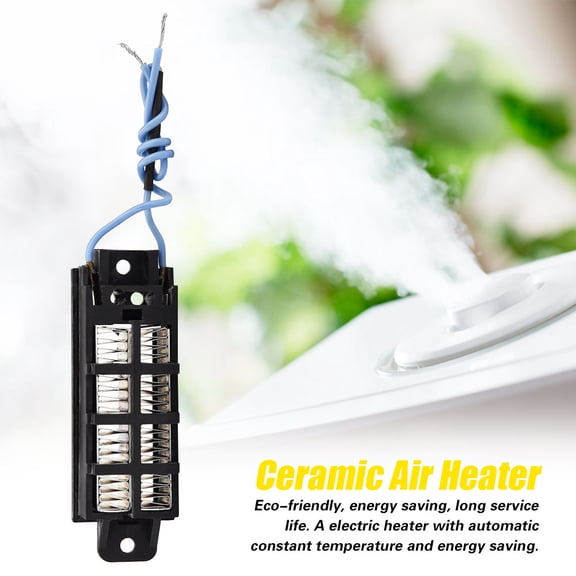 Rupoun PTC Ceramic Air Heater 100W 220V Conductive Type PTC Heating Element Replacement Part, 3.7 inches / 9.5 cm, Aluminum Thermal Resistor for Air Conditioner Humidifier, Energy Saving