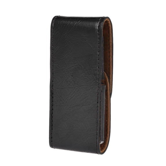 Rupoun PU Leather Razor Pouch Travel Case Long Handle Safety Razor Holder, 4.3 inches / 11 cm