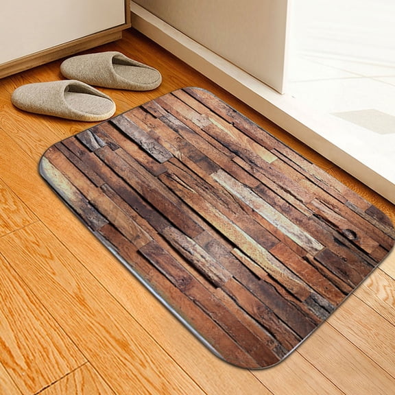 Rupoun Polyester Non-Slip Door Mat Foot Pad, Bathroom Living Room Bedside Table Area Rug, 19.7 inches / 50 cm x 31.5 inches / 80 cm, M