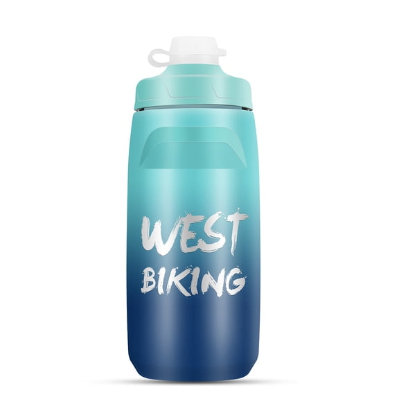 Rupoun Polypropylene Soft Cups Large Capacity Sports Water Bottle, Blue