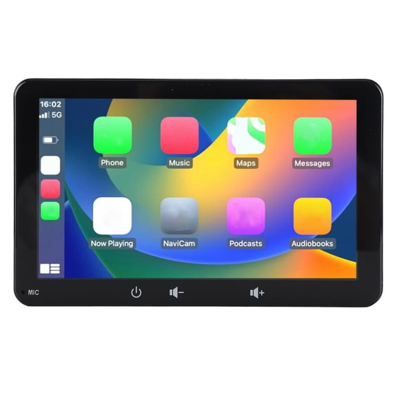 Rupoun Portable Car Stereo 7 Inch / 17.8 cm HD Touchscreen Apple Carplay Android Auto Wireless Multimedia Player W507C