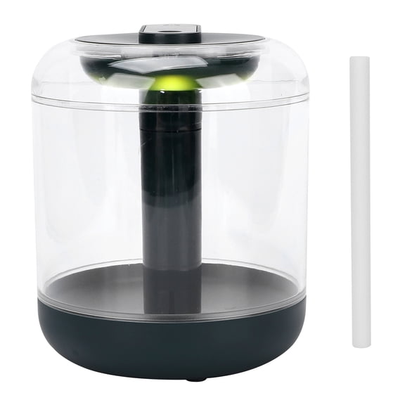 Rupoun Portable Cool Mist Humidifier USB Charging Desktop Quiet Essential Oil Diffuser Small Air Vaporizer for Bedroom Office Plant Care, White, 6.3 inches / 16 cm