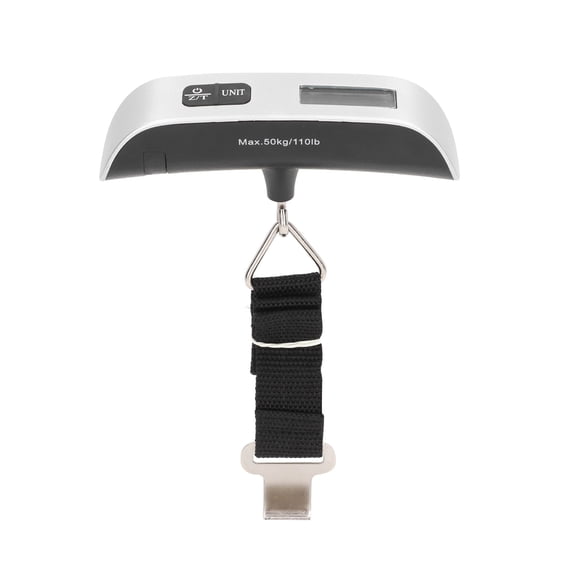 Rupoun Portable Digital Luggage Scale 110lb / 50kg Handheld Hanging Belt Scale with Backlit LCD Display for Suitcases and Travel Bags
