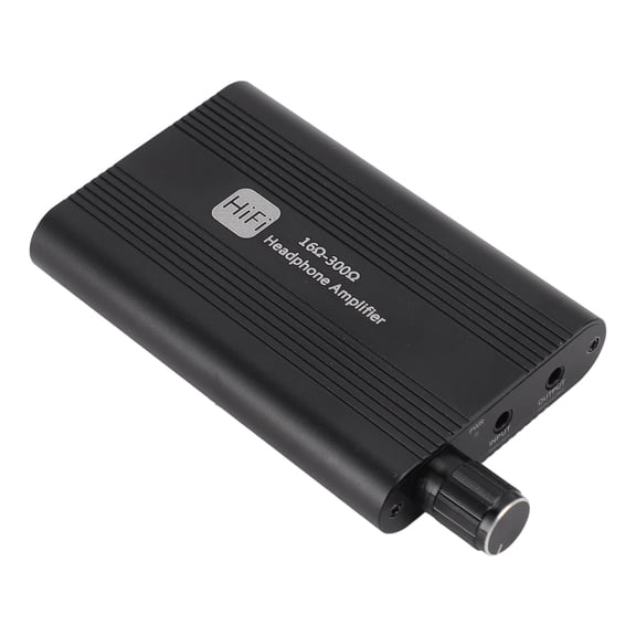 Rupoun Portable Headphone Amplifier 2 Stage Gain Switch 16 To 300 Ohm 3.5mm AUX Input Output Earphone Amp