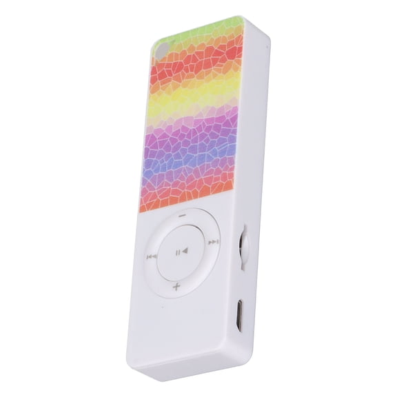 Rupoun Portable MP3 Player HiFi Lossless Slim Classic Sensitive Touch Buttons Support Up to 64 GB Pocket Music Player, Pink