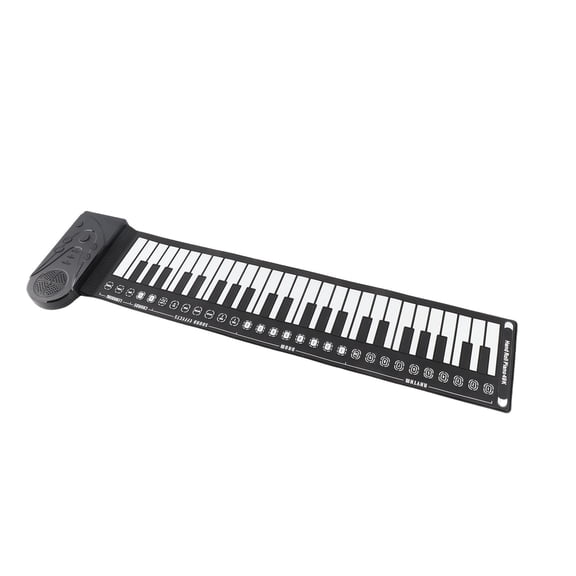 Rupoun Portable Piano with Speaker 49 Keys Silicone Flexible 16 Tones 10 Rhythms 16 Level Volume Control 32 Level Beat Control Roll Up Keyboard Piano