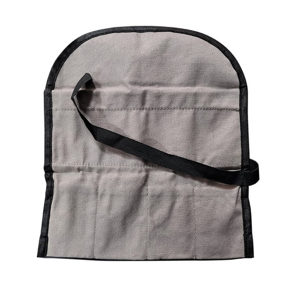 Rupoun Portable Roll up Tool Bag Foldable Roll Small Tool Pouch Multiple Pockets Canvas Toolbag Organizer for Carving Sculpting Art Tools Woodworking[cite: 1]