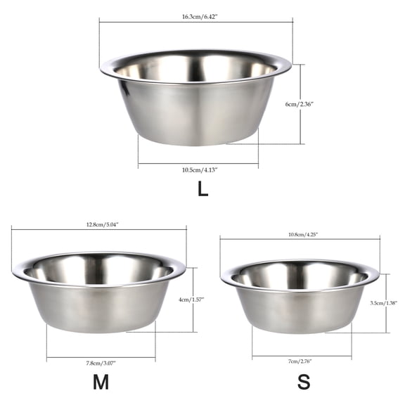 Rupoun Practical Stainless Steel Hanging Pet Bowl Dual-Use Cage Kennel Coop Cup Feeder for Dog Bird Cat, Regular