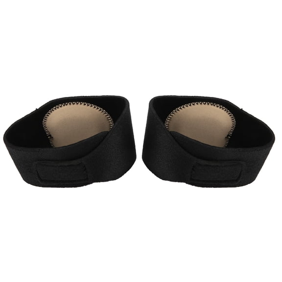 Rupoun Premium 2Pcs Foot Cushioned Arch Support Wrap Flat Feet Correction Brace Sleeve for Men and Women, Plantar Fasciitis Pain Relief Orthotic Foot Care Pads, 4.33 inches / 11 cm Length, Black
