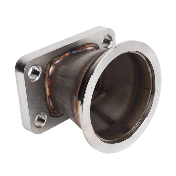 Rupoun Premium 3in V Band Flange Adapter Stainless Steel Rust Proof Smooth Flow High Strength Car Accessory Exhaust Pipe Component Fit for T3 Turbo Vehicles[cite: 1]