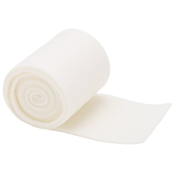 Rupoun Premium Acoustic Absorption Felt Panels Tasteless Cuttable Wall Decoration Mute Soundproofing Tiles for Commercial Offices Keyboard Instrument Replacement Parts, White, 53.5 inches / 136 cm