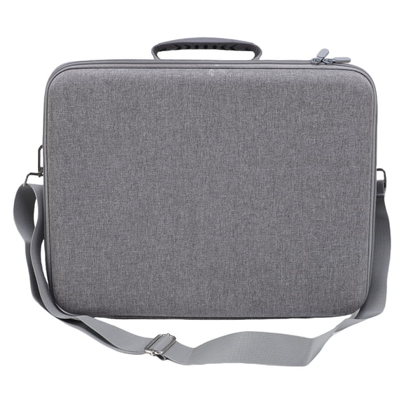 Rupoun Premium Console Carrying Case Fit for PRO Hard Shell Soft Lining Water Proof Protective Portable Travel Bag for Gaming Consoles, Controllers and Accessories, Gray (16.93 inches / 43.00 cm)