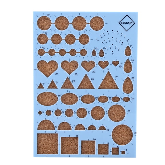 Rupoun Premium DIY Paper Craft Quilling Tools Kit Complete Set with Template Board Tweezers Bead Pins and Slotted Pen for Scrapbooking Art 8.3 inches / 21 cm - Blue