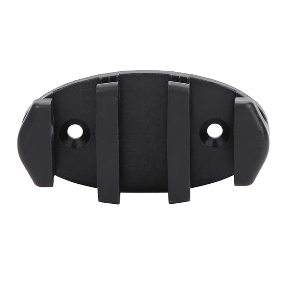 Rupoun Premium Heavy Duty Plastic Zig Zag Anchor Cleat for Kayak Canoe Deck Marine Fishing Boat Accessories, 3.5 Inches / 8.8 cm Black
