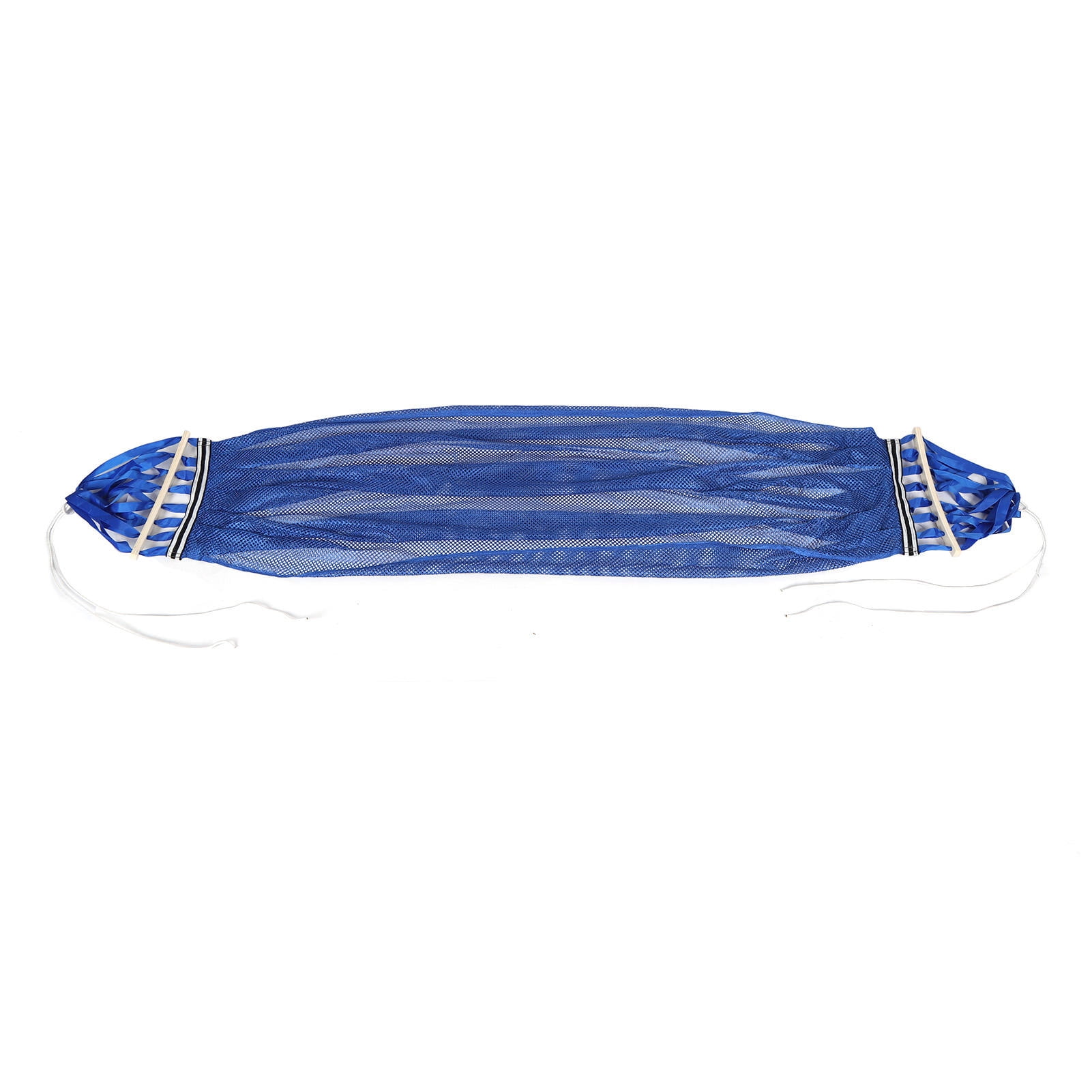 Rupoun Premium Nylon Anti‑Roll Mesh Hammock Swing 53 × 79 in Blue – Breathable, 200kg Capacity, Easy Install, Portable