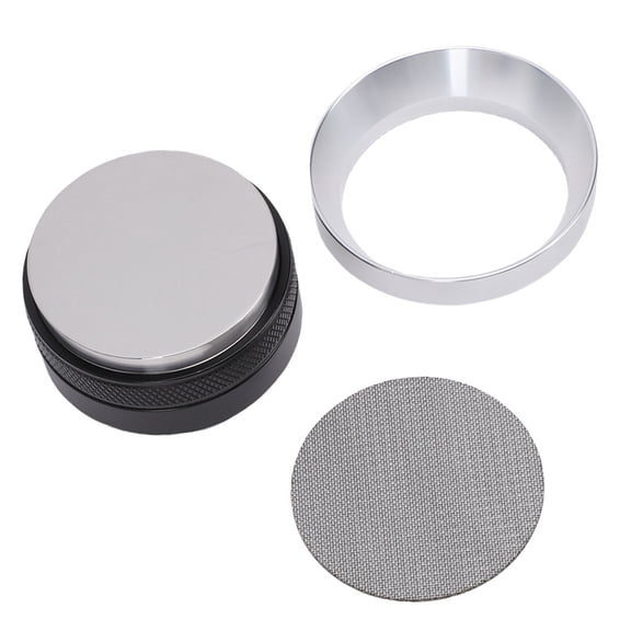 Rupoun Professional 58mm Espresso Accessories Set - Dual Head Coffee Tamper, Stainless Steel Puck Screen, and Dosing Funnel - Essential Barista Tools for 58mm Portafilters 2.28 inches / 58 mm