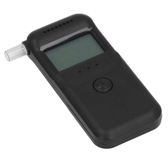 Rupoun Professional Alcohol Tester High Accuracy Digital LCD Display Breathalyzer with 4 Mouthpieces, Portable Personal Alcohol Detector (6.3 x 2.76 inches / 16 x 7 cm)
