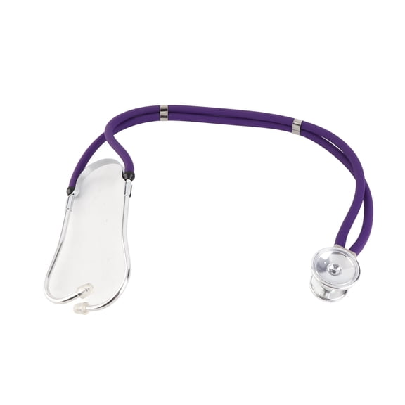 Rupoun Professional Dual Head Stethoscope, Multifunctional Acoustic Design with PVC Tube and Zinc Alloy Chestpiece, 21.6 inches / 55 cm, Purple