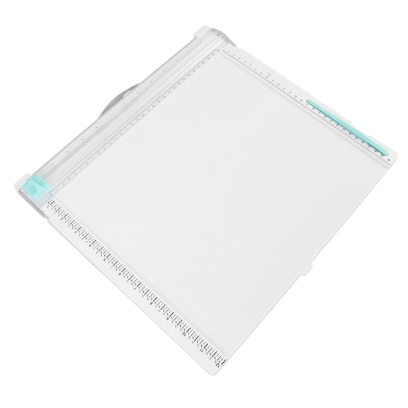 Rupoun Professional Paper Trimmer Scoring Board and Craft Paper Cutter with Folding Scorer, Dual Units 14.17x13.39 Inches / 36x34 cm Precision Cutting Mat Tool for Scrapbooking Envelope Crafting