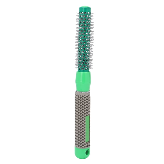 Rupoun Professional Round Hair Brush for Curling and Styling, Composite Wood Handle Nylon Bristle Roller Brush, 3/4 Inch / 1.9 cm Salon Quality Tool for All Hair Types