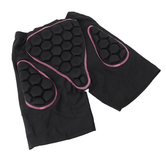 Rupoun Protective Padded Shorts 3D Hip Protective Pads Ski Pants Thickened Sponge Hip Protector Ski Pants for Women Impact Protection Undershorts Gear Pink L 11.02 inches / 28.00 cm Pack