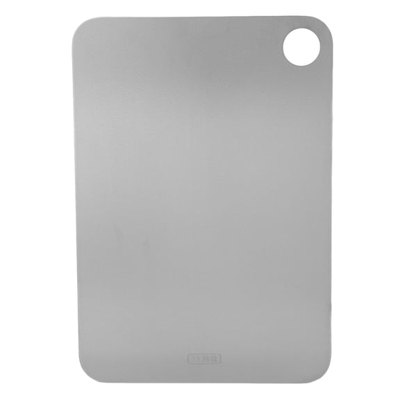 Rupoun Pure Titanium Cutting Board Reversible Kitchen Chopping Block for Home Restaurant Prep, Heavy Metal Free Slicing Surface with Anti Slip Mat, 14.17 x 9.84 in / 360 x 250 mm