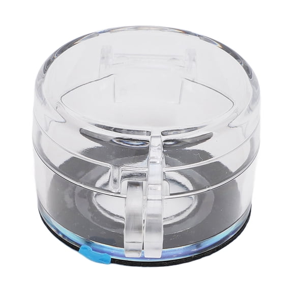 Rupoun Push Button Switch Cover Round PC Emergency Stop Button Protector Guard Clear Protective Switch Lockout for Industrial Safety, 1 Count