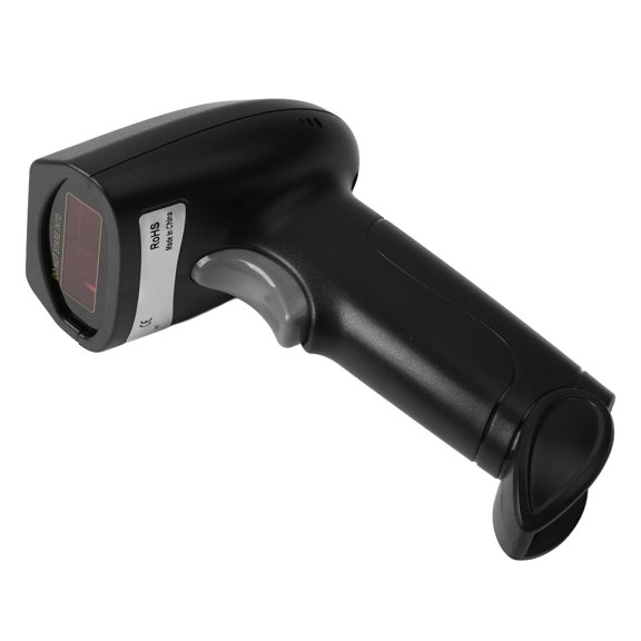 Rupoun QR Code Scanner V7 Wireless Intelligent Voice Barcode Reader Supermarket Courier Warehouse Inventory Check with OLED Display