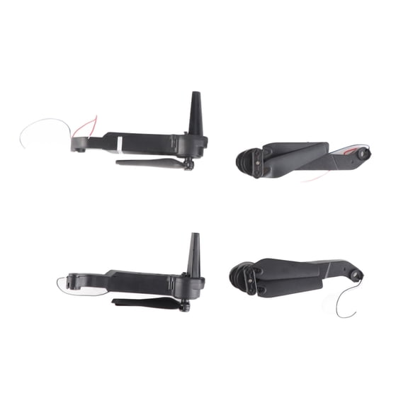 Rupoun RC Quadcopter Spare Parts Axis Arms with Motor Propeller ABS Metal Racing Drone Frame Parts Replacement Accessories for E88 E88MAX E525 P1 Drones