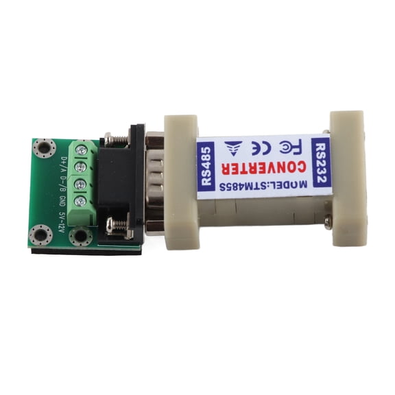 Rupoun RS232 To RS485 Communication Data Converter Adapter Asynchronous Half Duplex DB9 Female To Pin Connector For PC And Industrial Control Systems (5.51 inches / 14.00 cm)