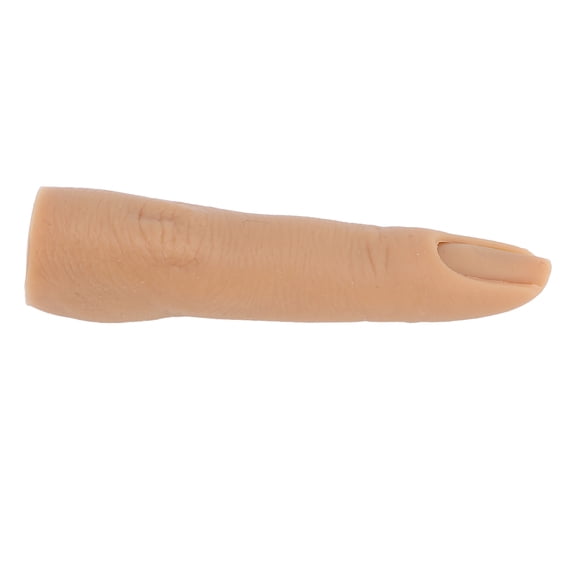 Rupoun Realistic Silicone Practice Fingers for Acrylic Nails, Soft Flexible Bendable Nail Training Finger Mannequin Finger Professional Nail Art Practice Tools (8.00 x 2.00 Inches / 20.3 x 5.1 cm)