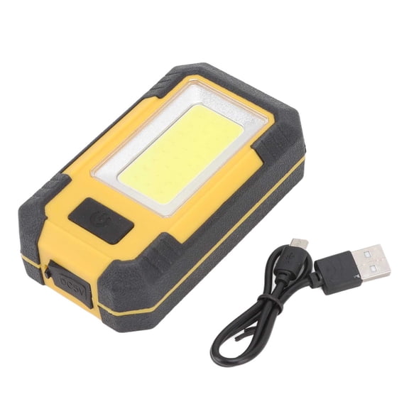 Rupoun Rechargeable Work Light ABS LED Magnetic Absorption COB 3 Light Modes Multifunctional Camping Lantern Portable Tent Lamp with 4800mAh Battery