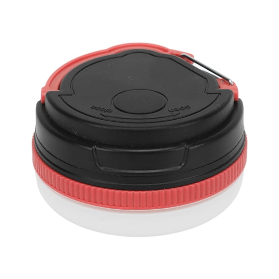 Rupoun Red LED Camping Lantern with Magnet Base, Waterproof Mini Portable Emergency Tent Light for Outdoor Backpacking, Hiking, and Survival, Battery Powered, Compact Size 3.94 inches / 10 cm