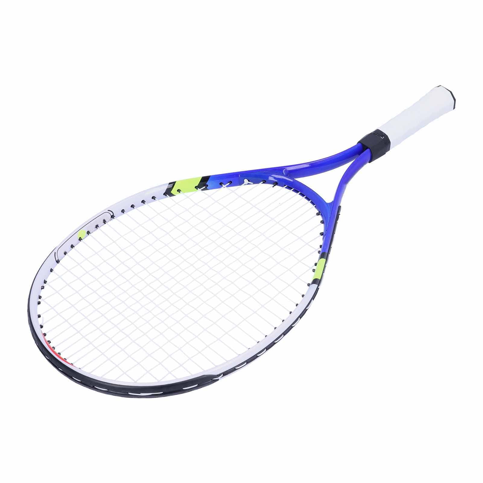 Rupoun Regail Teenage Tennis Racket Aluminium Alloy Frame Kids Tennis Racquet Set for Training - Blue. Lightweight & Durable (23 inches / 58.4 cm) for Youth Beginners.