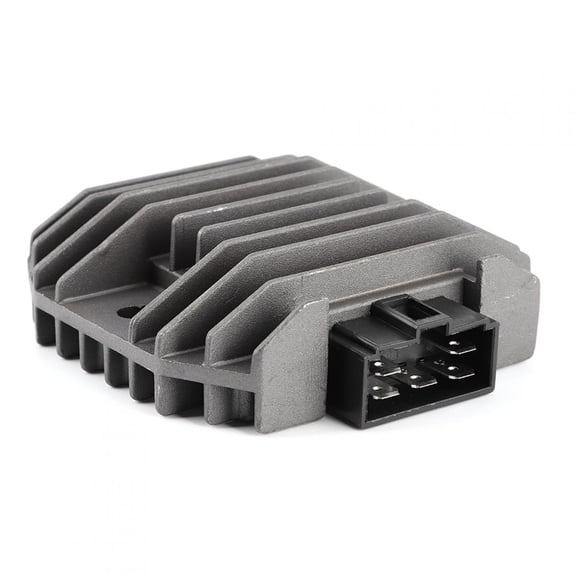 Rupoun Regulator Rectifier Motorcycle Aluminium Alloy Voltage Replacement Part Fit for Yamaha YZF YZFR6 FZ6 XP TMAX 3.1 x 3.5 inches