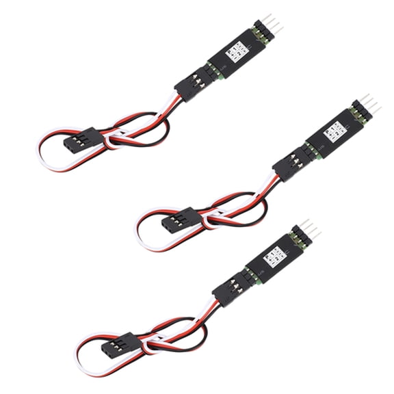 Rupoun Remote Control Car Third Channel Light Receiver Cord Switch, RC Toy Replacement Part Accessory, Plastic Controller Board 3 Pieces, 14 oz / 396.8 g, 9 inches / 22.8 cm