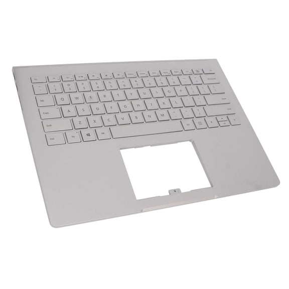 Rupoun Replacement Notebook Keyboard Dock for Microsoft Surface Book 1st 1703 1704 1705 1706 Quick Response ABS Base Silver (14.17 inches / 36 cm)