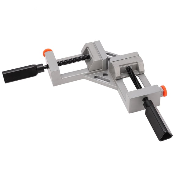 Rupoun Right Angle Clamp 90 Degree Double Handle Quick Release Corner Clip Woodworking Positioning Tool, 2.6 inches / 65 mm Jaw Capacity for Carpentry, Fish Tank and Frame Stitching, 1 Piece