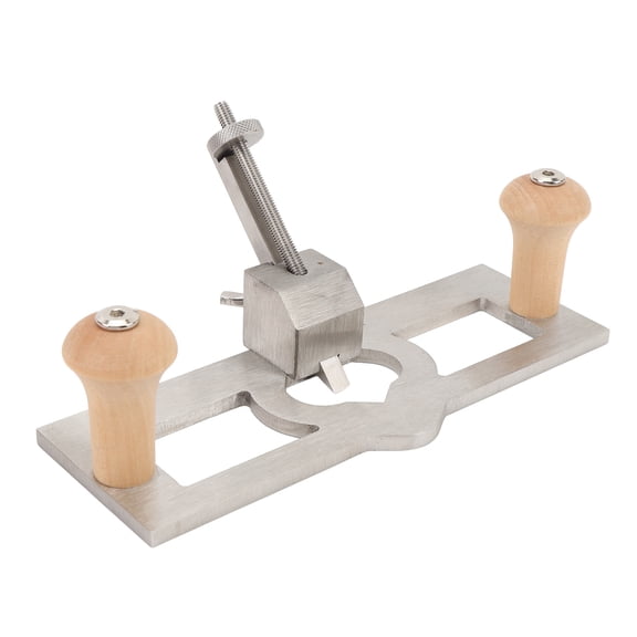 Rupoun Router Plane Handheld Woodworking Tool Adjustable Hand Wood Planer, Stainless Steel Wood Shaving Tool with Depth Stop, High Configuration Carpenter Jointer Plane (7.87 inches / 20 cm)